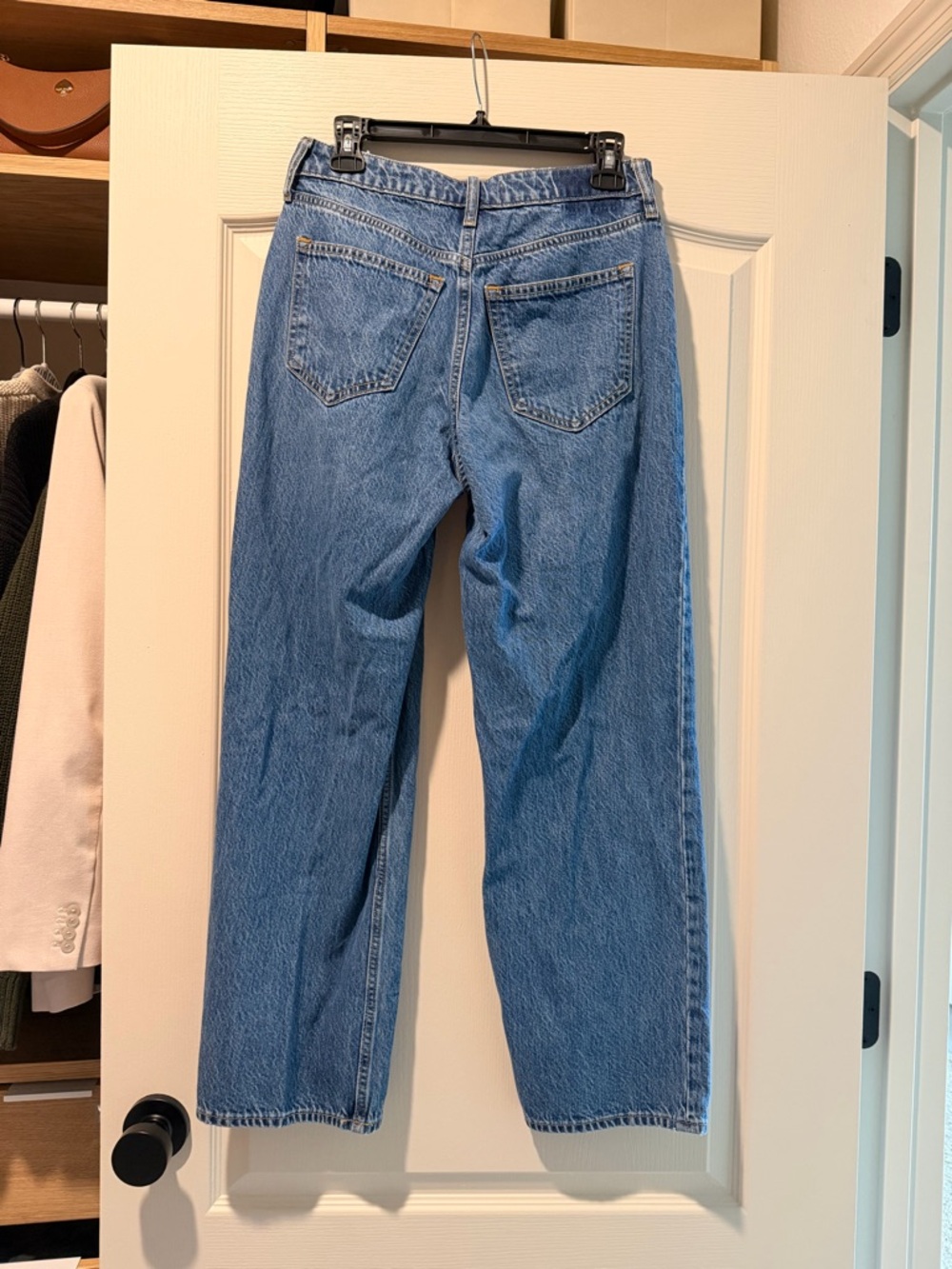 Abercrombie & Fitch Classic Light Blue Straight-Leg Jeans - Picture 3 of 3